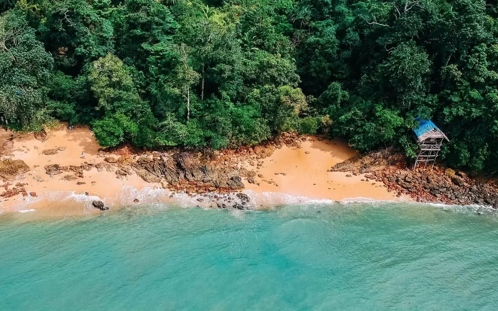 top view of andamanbeach
