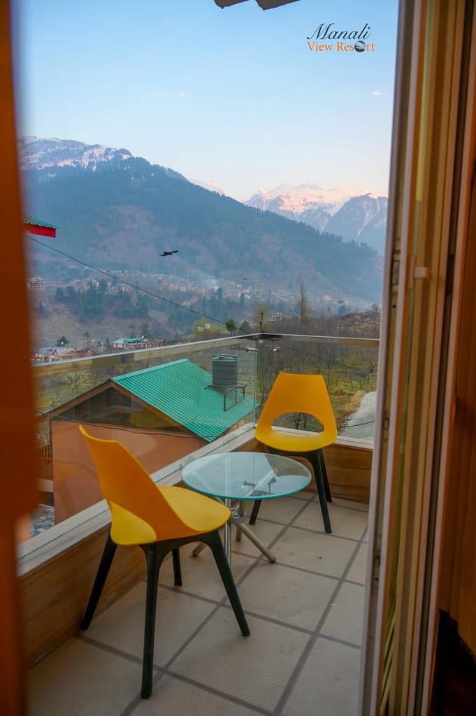 Manali view resort Balcony