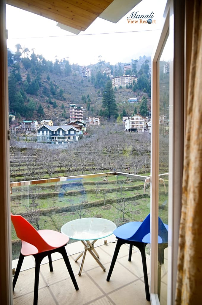 Manali view resort Balcony